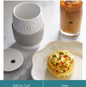 Pampered Chef Ceramic Egg Cooker